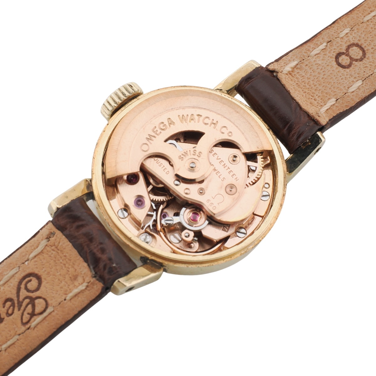 オメガ レディマチック 14金無垢 レディース Ref.SS5740-1 Cal.660