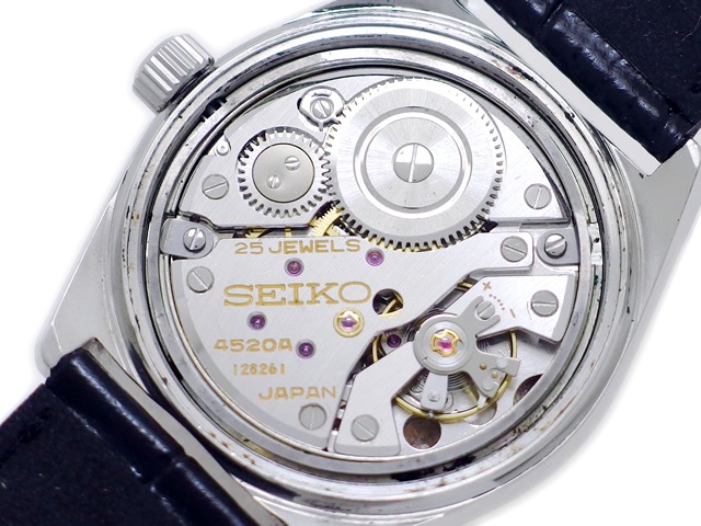 グランドセイコー GS 手巻き ハイビート 4520-8000 グランドセイコー ハイビート 4520-8000 25石手巻 OH済 昭和46年製