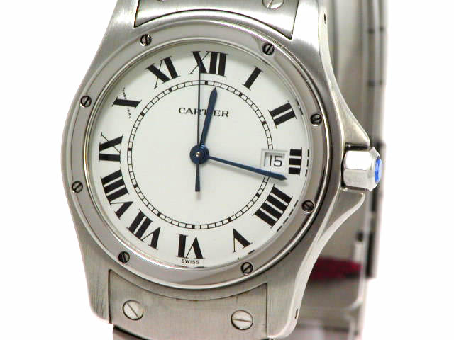 カルティエ サントス ラウンド W2007K1 USED