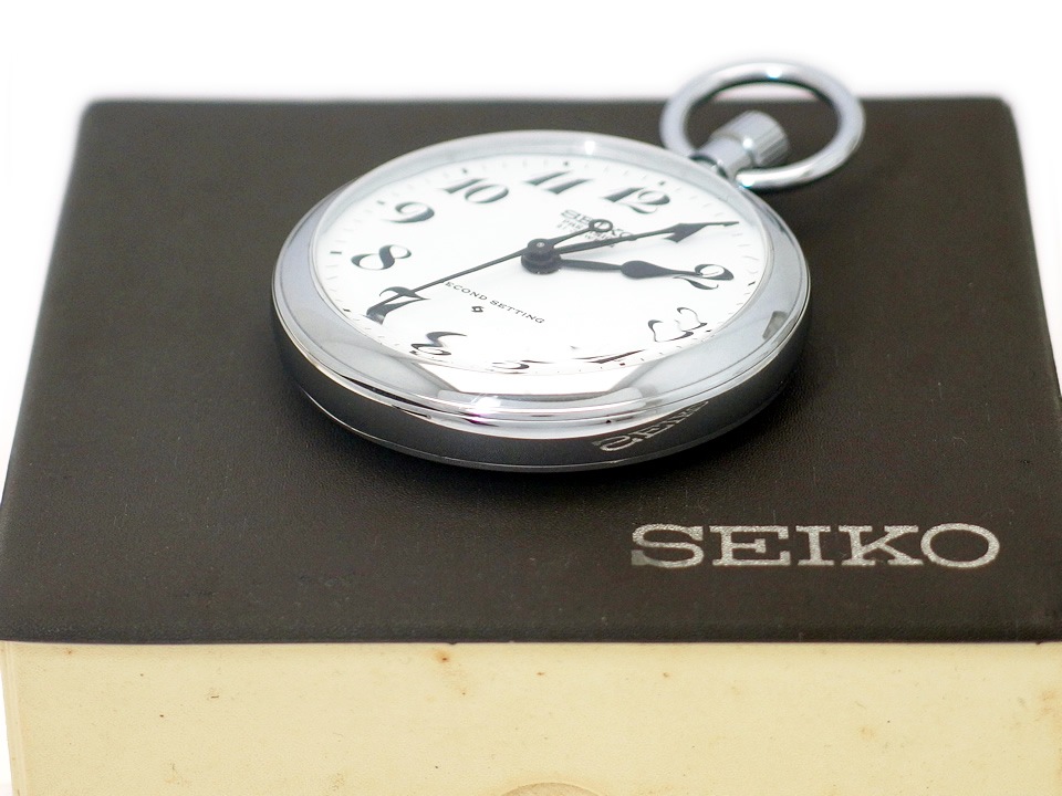 セイコー プレシジョン 懐中時計 6110-0010 21石手巻 OH済 昭和48年製