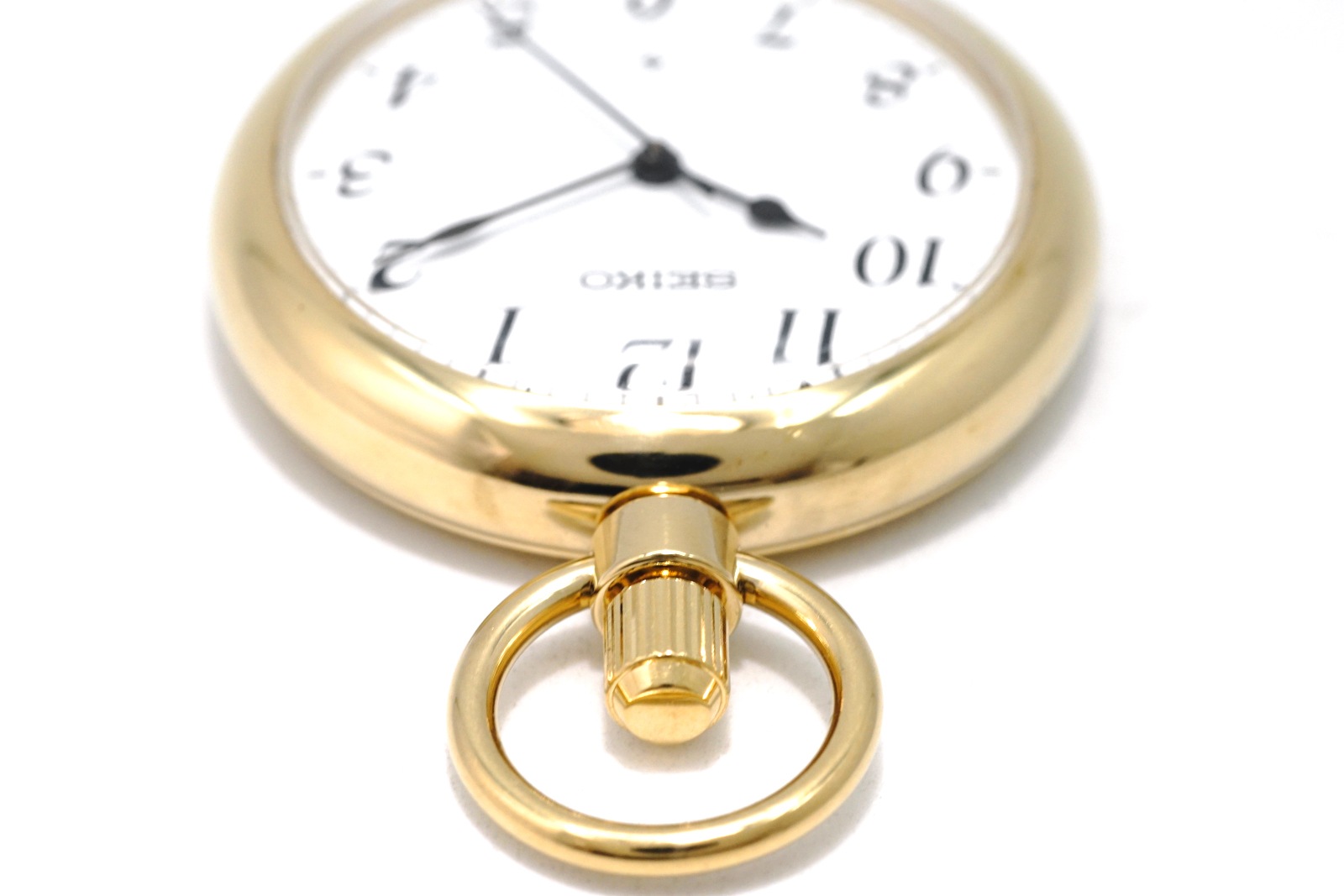 セイコー 懐中時計 5740-0080 金メッキ 10振動 ロードマーベルCal.5740C 手巻 OH済 昭和50年/1975年製