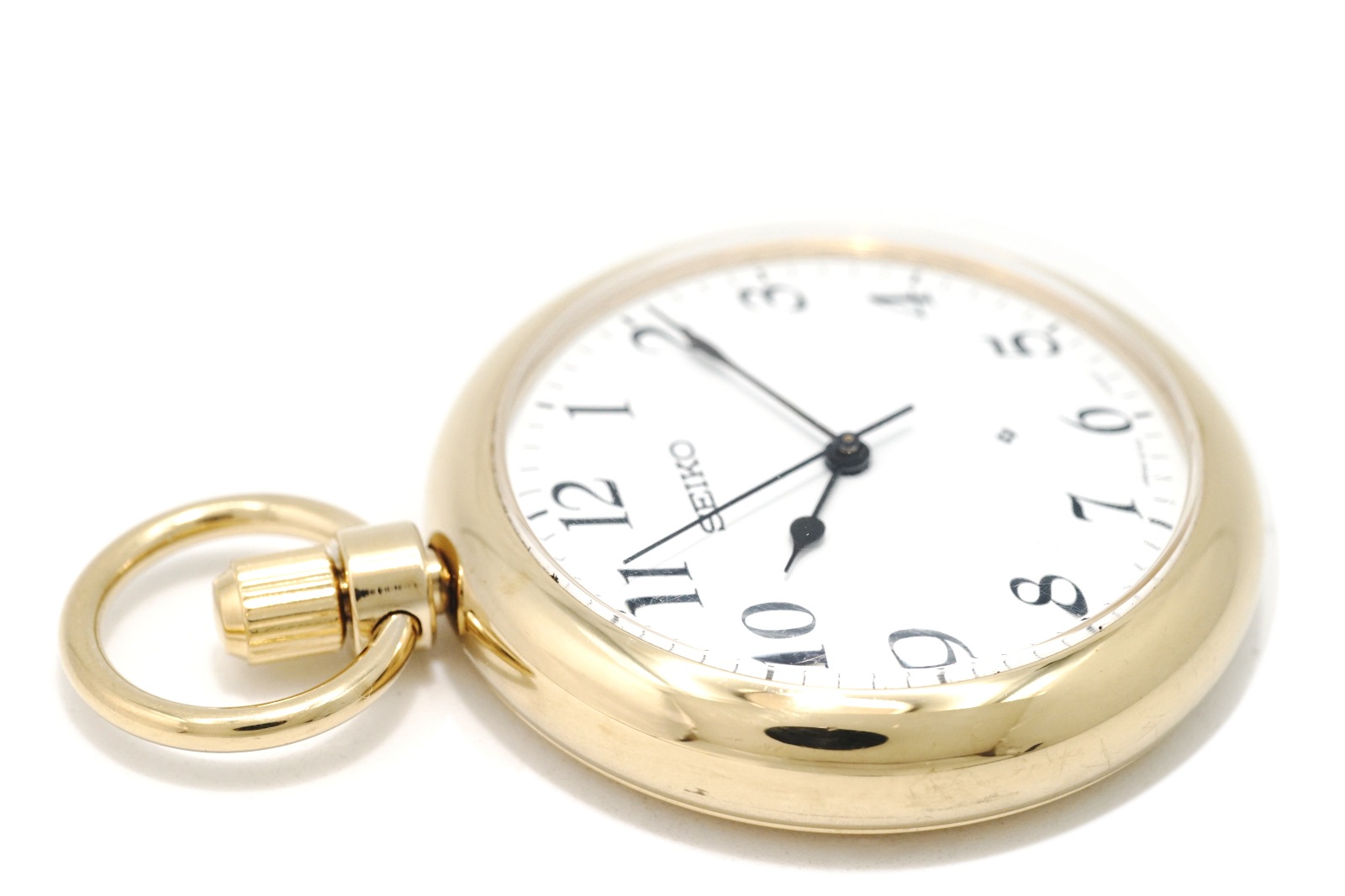 セイコー 懐中時計 5740-0080 金メッキ 10振動 ロードマーベルCal.5740C 手巻 OH済 昭和50年/1975年製