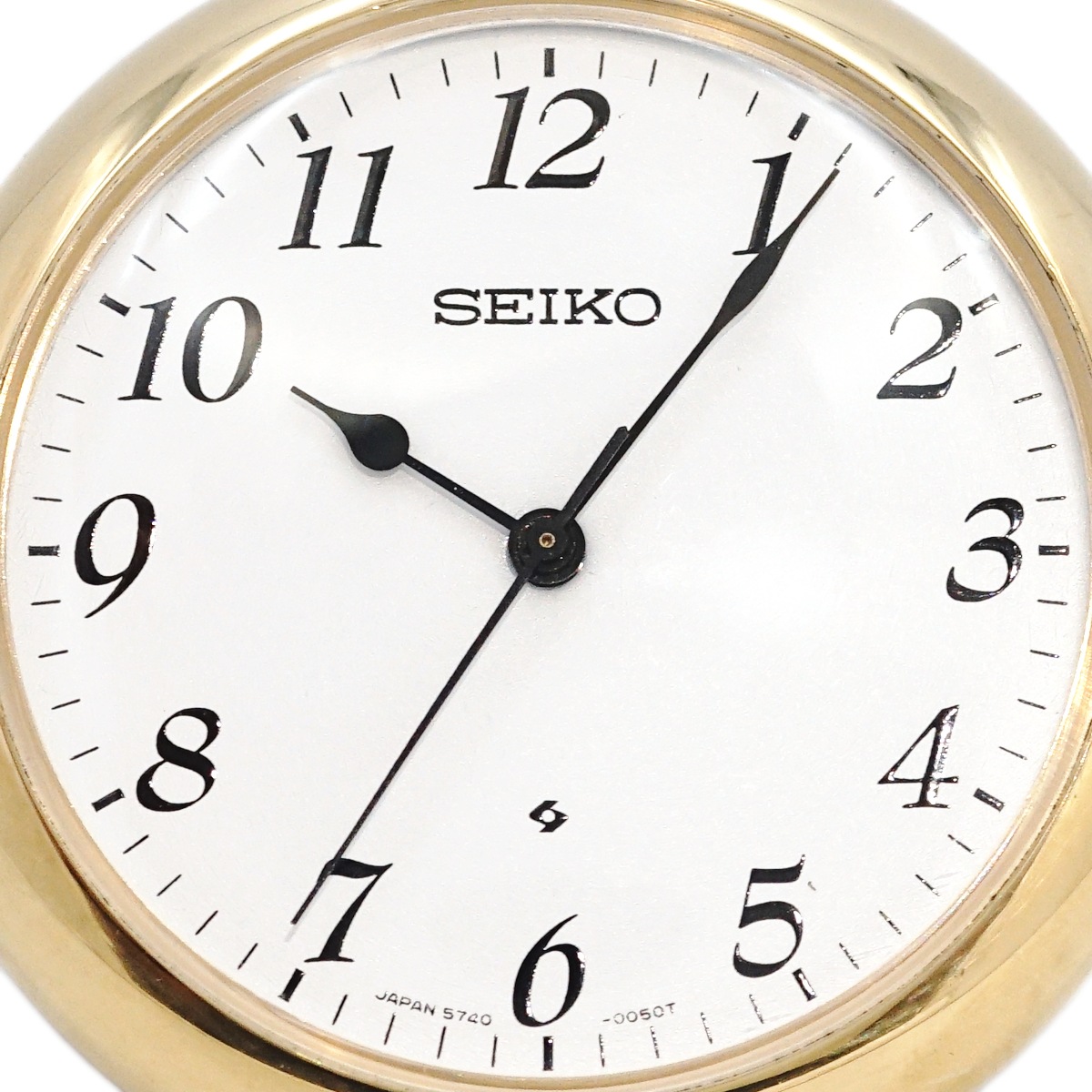 セイコー 懐中時計 5740-0080 金メッキ 10振動 ロードマーベルCal.5740C 手巻 OH済 昭和50年/1975年製