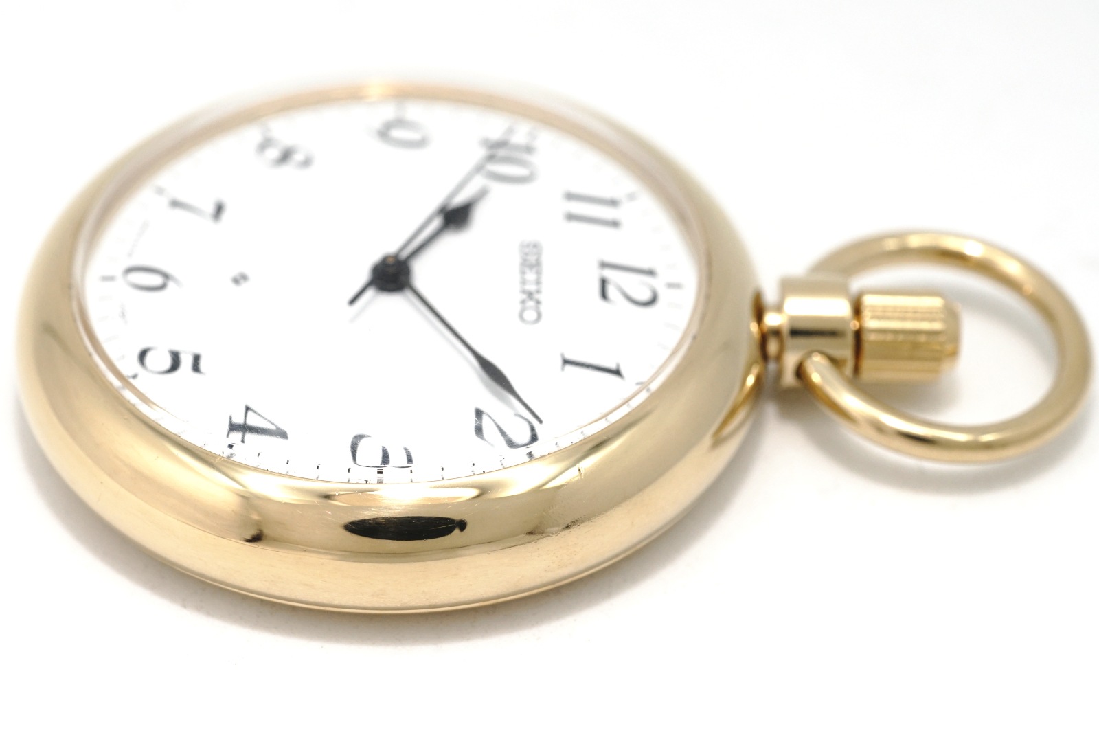 セイコー 懐中時計 5740-0080 金メッキ 10振動 ロードマーベルCal.5740C 手巻 OH済 昭和50年/1975年製