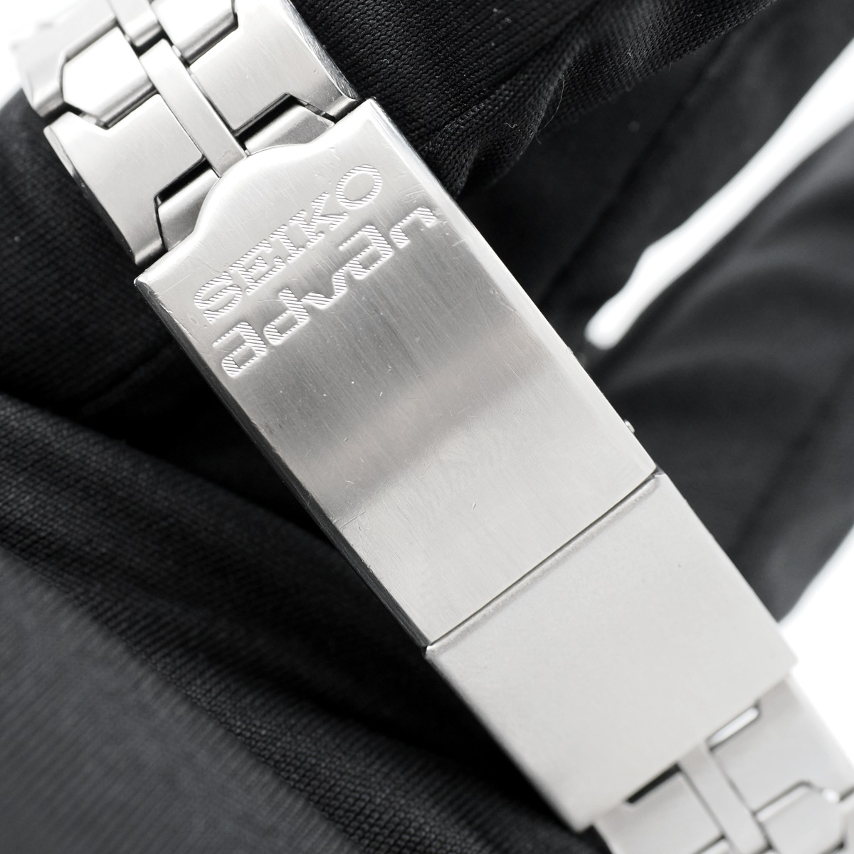 セイコー　アドバンのブレス③ セイコー SEIKO アドバン イエローダイヤル 希少なメモリとロゴ