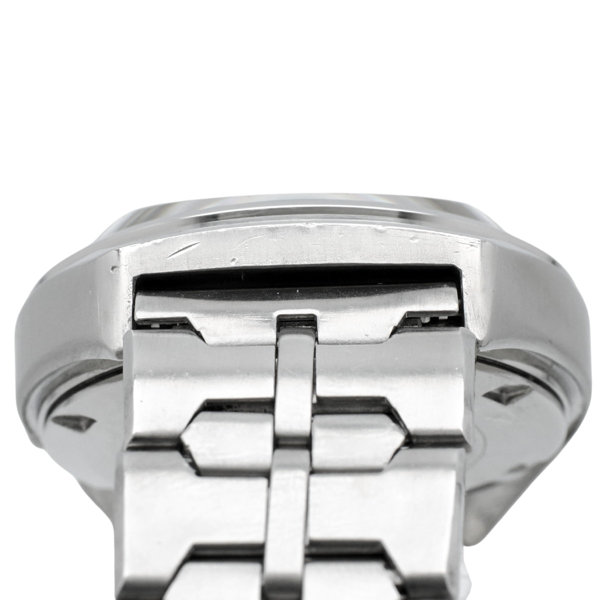 セイコー　アドバンのブレス③ セイコー SEIKO アドバン イエローダイヤル 希少なメモリとロゴ