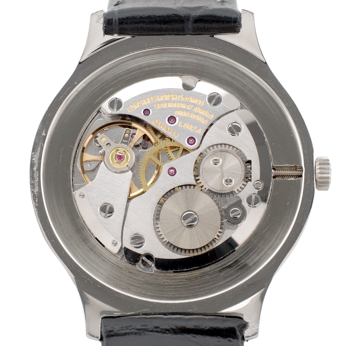 ロンジン Ref.4327 薄型ケース 箱・純正尾錠付き Cal.L847.4 17石 手巻 OH済 1976年製