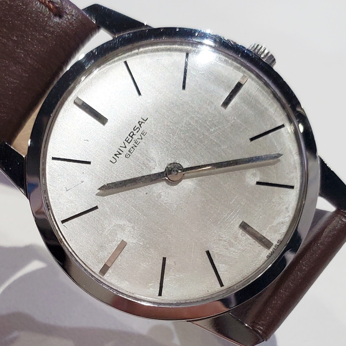 【OH済】 UNIVERSAL GENEVE ユニバーサルジュネーブ842101 ユニバーサルジュネーブ Ref.842101/09 Cal.42 手巻 OH済 1964