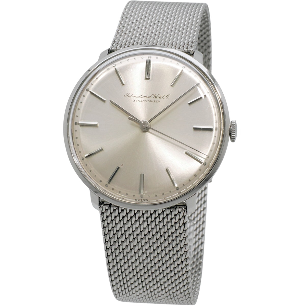 IWC Ref.1410 純正メッシュブレスレット Cal.402 手巻き OH済 1967年製