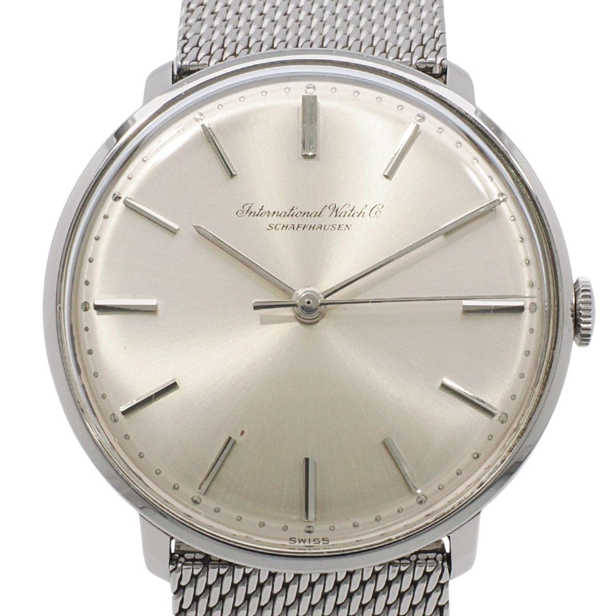 IWC Ref.1410 純正メッシュブレスレット Cal.402 手巻き OH済