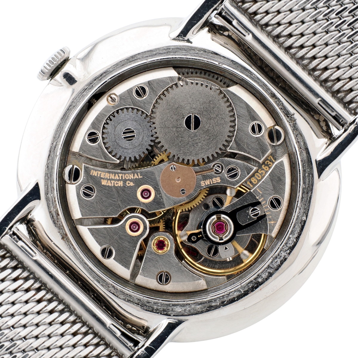 OH済 IWC シャフハウゼン 1410 Cal.402 純正尾錠 手巻き 時計 OH済 IWC