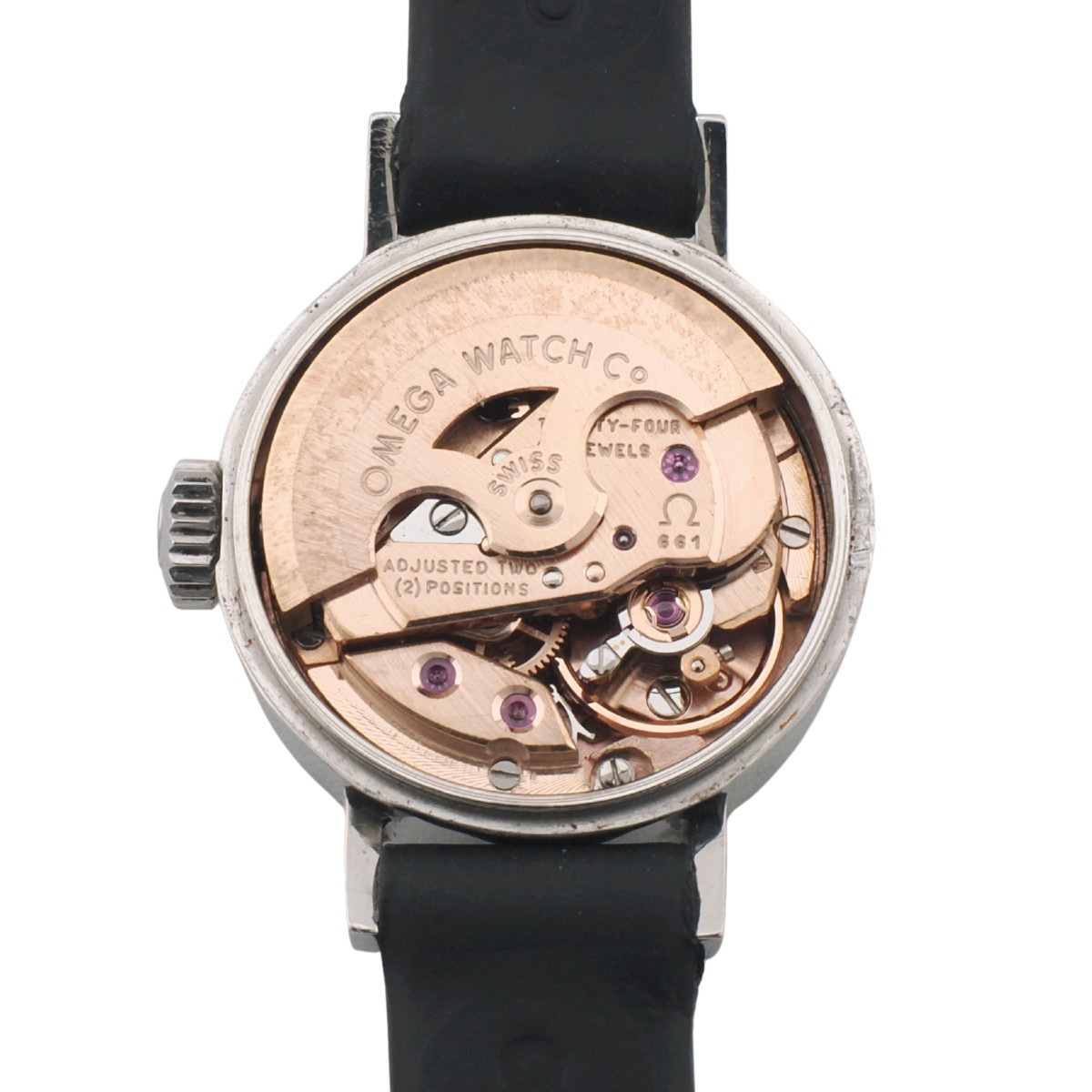 オメガ デヴィル レディース 551.037 Cal.661 自動巻 OH済 1969年製