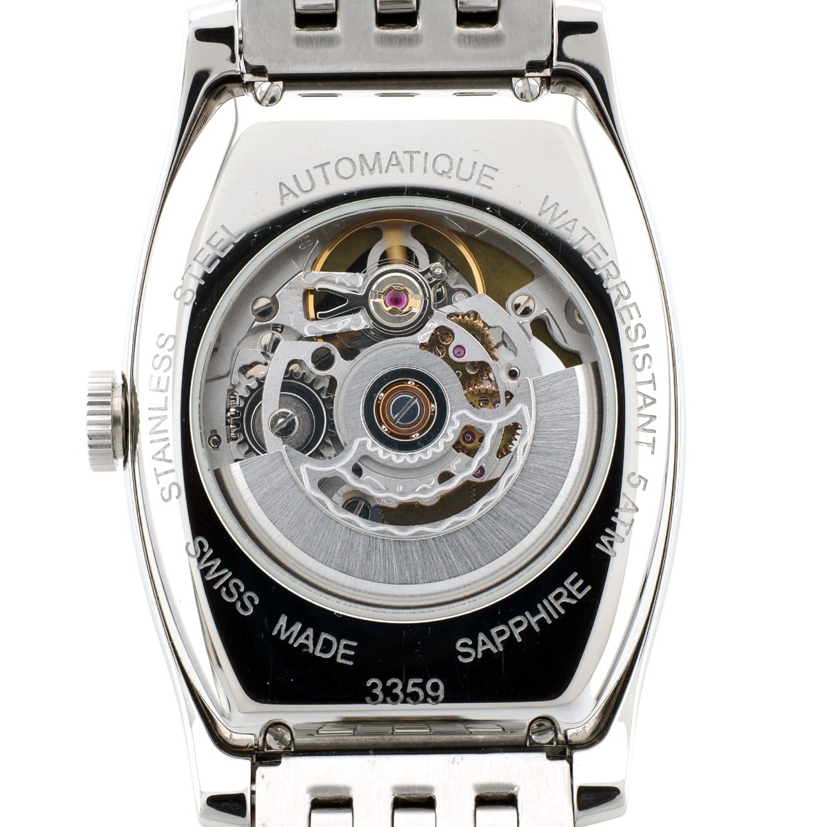 エポス トノー スケルトン 3359SQ11BK 純正ブレスレット 自動巻 OH済 2005年購入品 USED