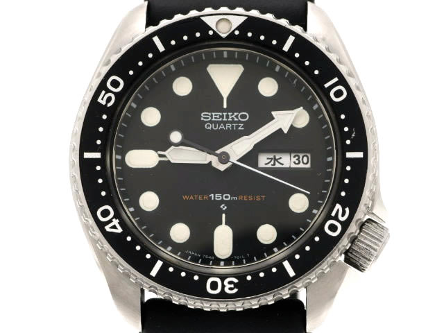 YNMK　7548-7000 SEIKO ダイバー　1979年12月製造品 セイコー ダイバー 7548-7000 クオーツ 昭和54年製