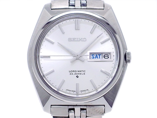 セイコー ロードマチック カレンダー 5606-7000 自動巻 OH済 昭和43年製