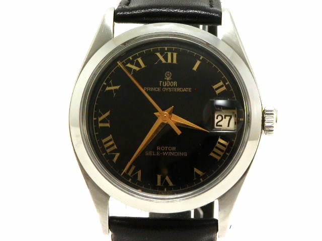 チュードル 小薔薇 自動巻 ブラックダイアル 1960年代 Tudor