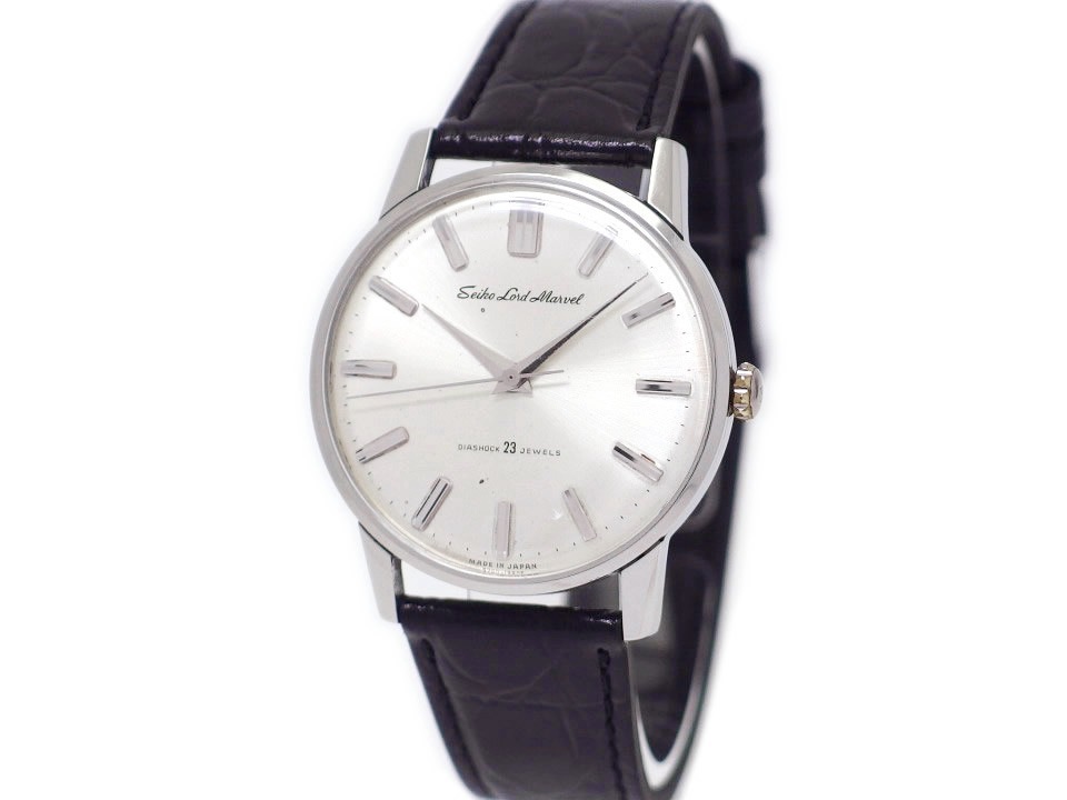 セイコー ロードマーベル 5740-1990 筆記体ロゴ SS Cal.5740A 23石 手巻 OH