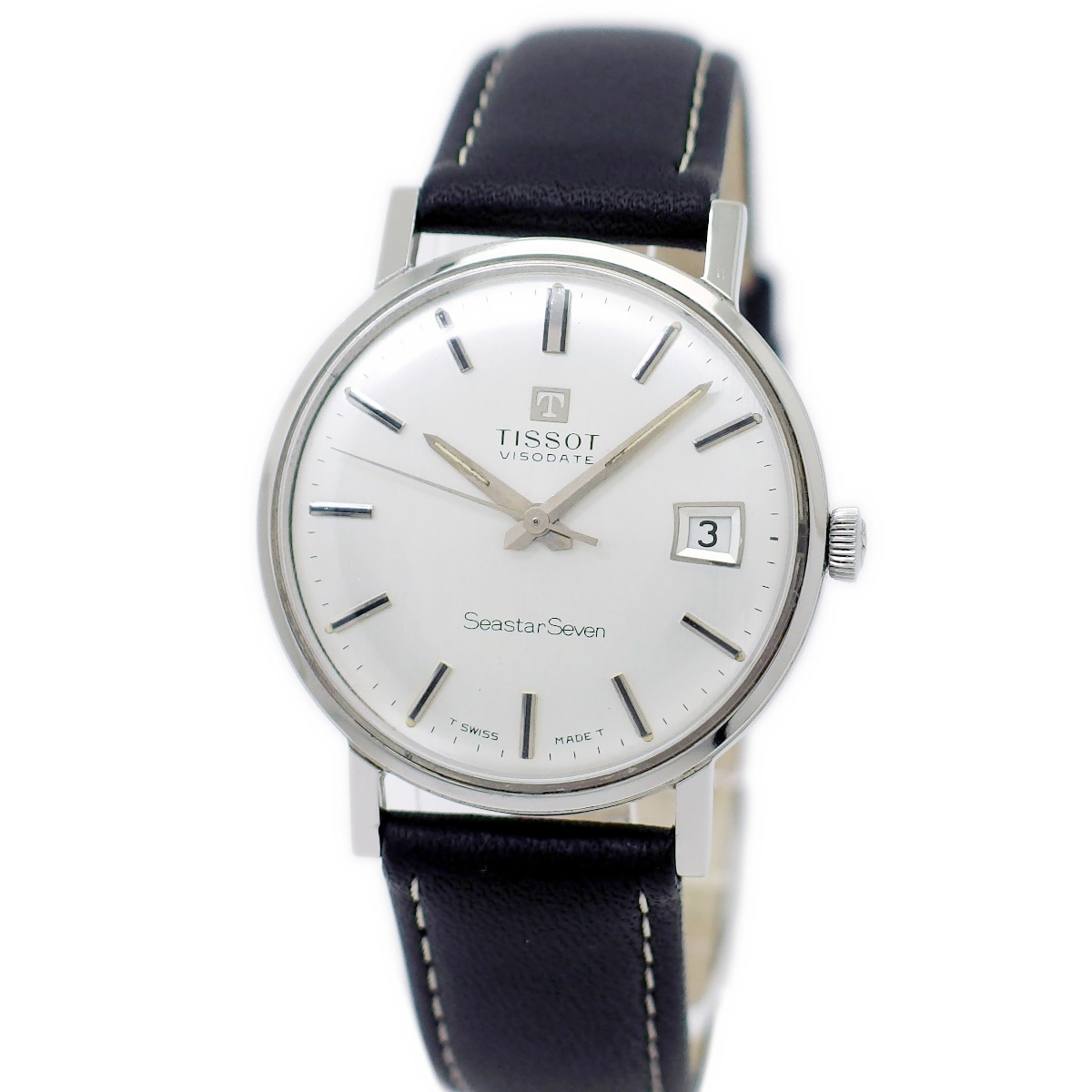 ティソ VISODATE（ヴィソデイト） Seastar Seven ワンピースケース Cal.782-1 手巻 OH済 1965年製　TISSOT