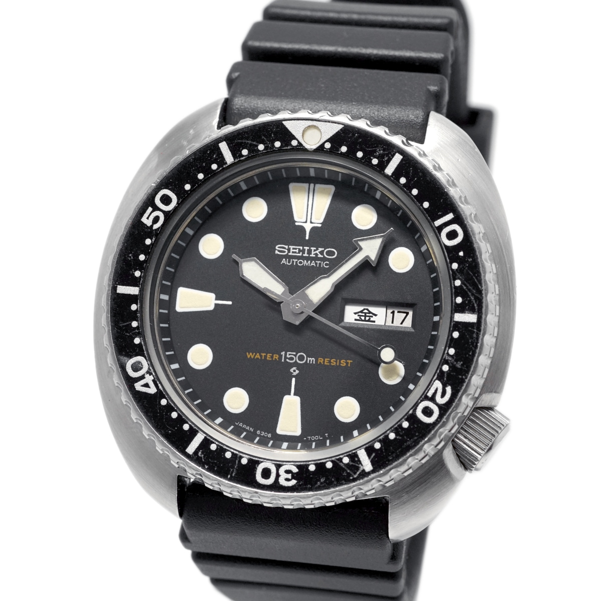 GW最終日値下げ。セイコーサードダイバー 6306-7001 美品 SEIKO 3rd DIVER150m 6306-7001