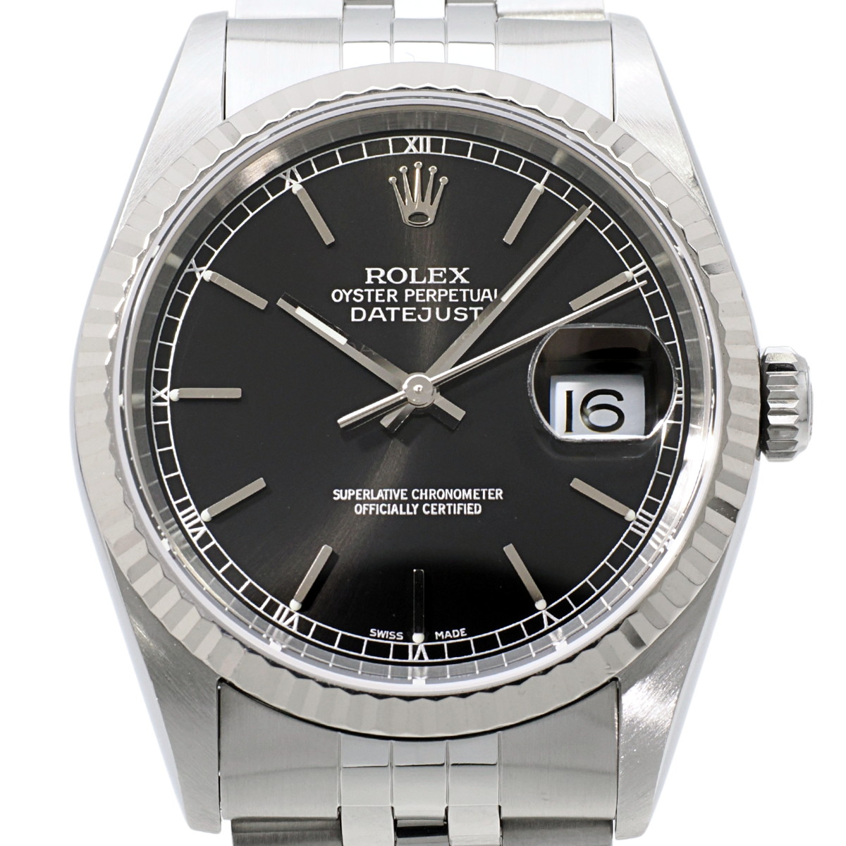 ロレックス デイトジャスト Ref.16234 Cal.3135 自動巻 メーカーコンプリートサービス済 2000年製 Rolex