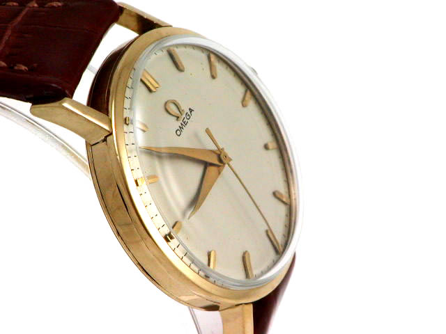 OMEGA 手巻き時計 18K 750 ゴールド cal.284本体 金無垢 オメガ 18金無垢 Cal.284 手巻 1950年代 OMEGA