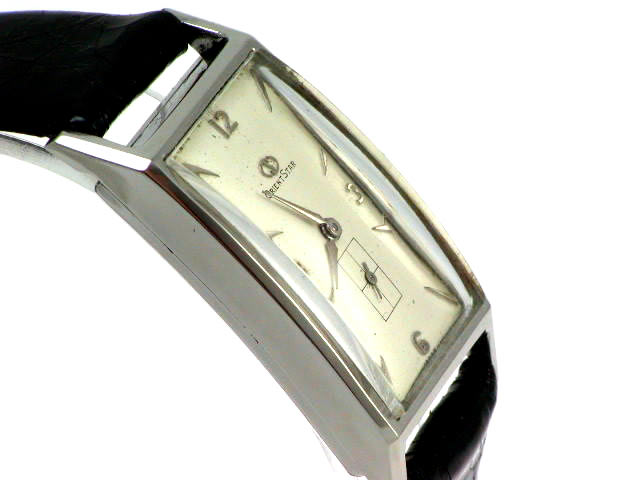 オリエントスター 角型 チラネジつき　手巻き OH済み 昭和30年代