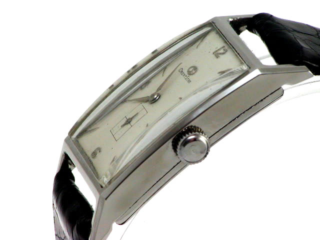 オリエントスター 角型 チラネジつき　手巻き OH済み 昭和30年代