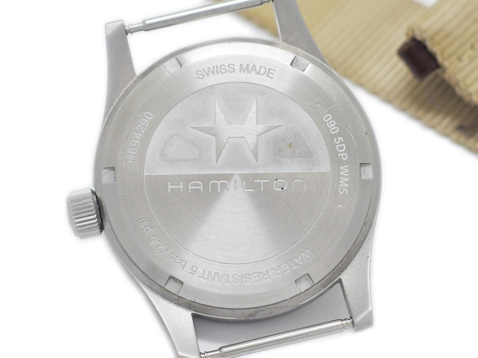 ハミルトン カーキ H69429901 38mm ブラウン文字盤 Cal.2801-2 手巻き 現行品 USED Hamilton