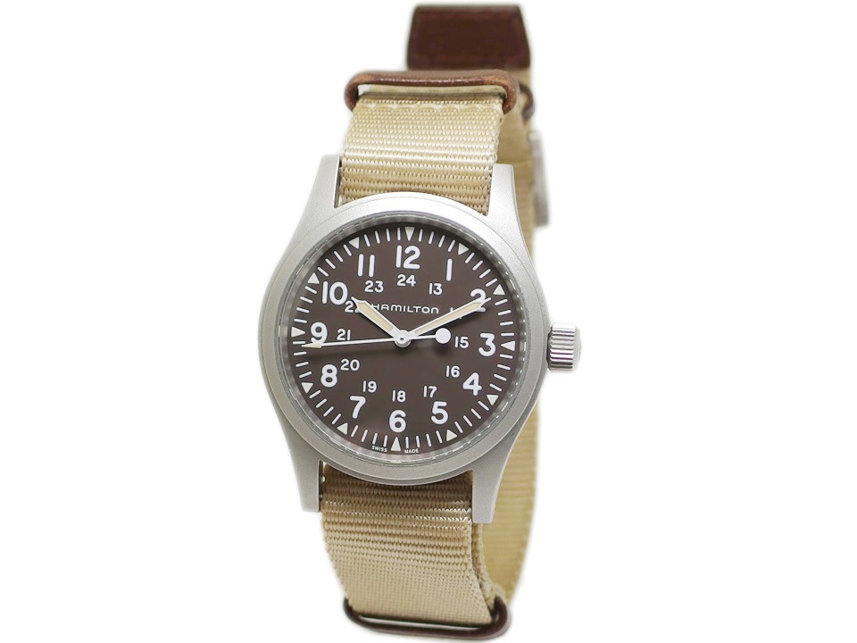 ハミルトン カーキ H69429901 38mm ブラウン文字盤 Cal.2801-2 手巻き 現行品 USED Hamilton