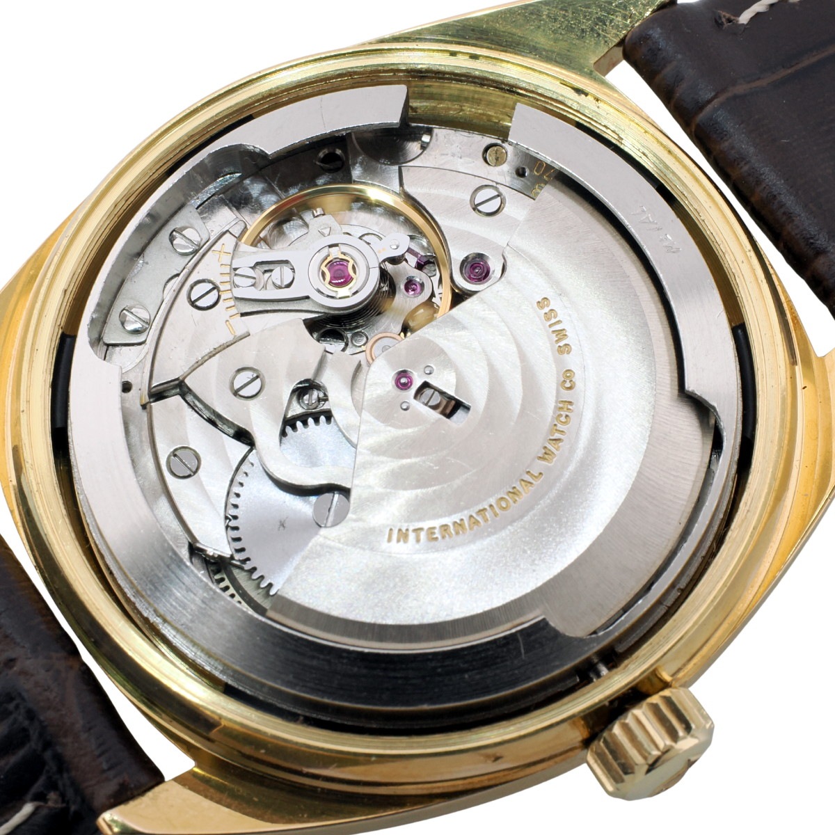 IWC ヨットクラブ 14KYG/SS IWC真正品証明書(Certificate)付き Ref.1911(R911A) Cal.8541B 自動巻 OH済 1969年製