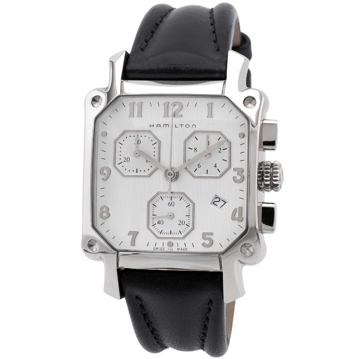 ハミルトン ロイド クロノグラフ H19412753 クオーツ 2016年購入 USED