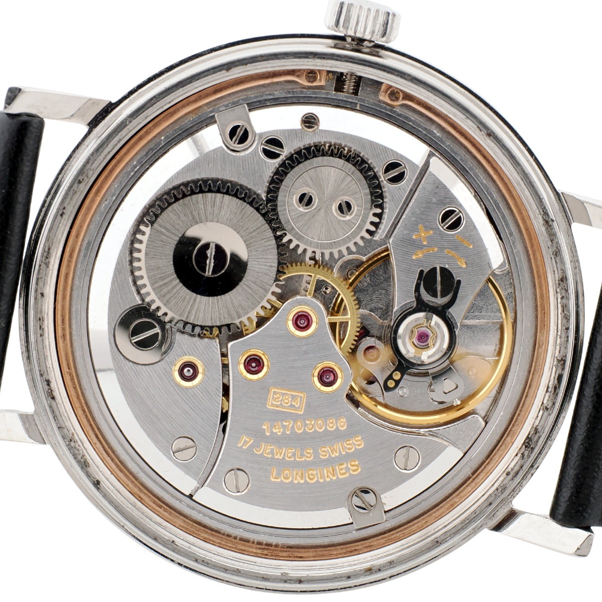 ロンジン Ref.7839-4 スクリューバック 箱付き Cal.284 17石 手巻 OH済