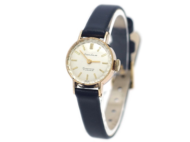 セイコー ソーラー レディース 577 EGP/SS 17石手巻 OH済 昭和46年製