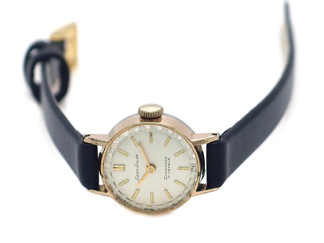 セイコー ソーラー レディース 577 EGP/SS 17石手巻 OH済 昭和46年製