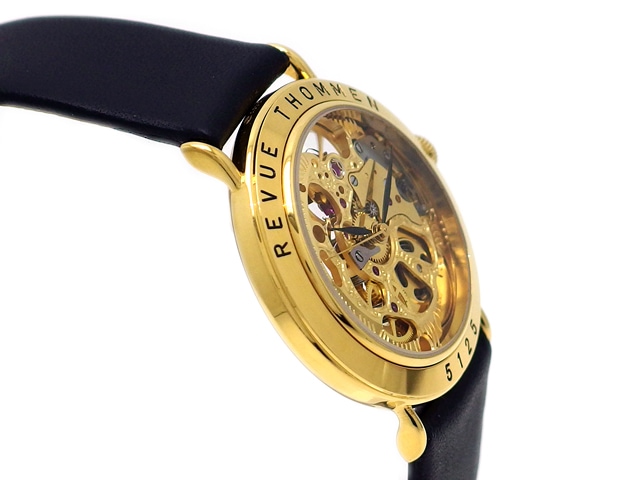 レビュートーメン スケルトン メンズ GP 手巻 OH済 1990年代