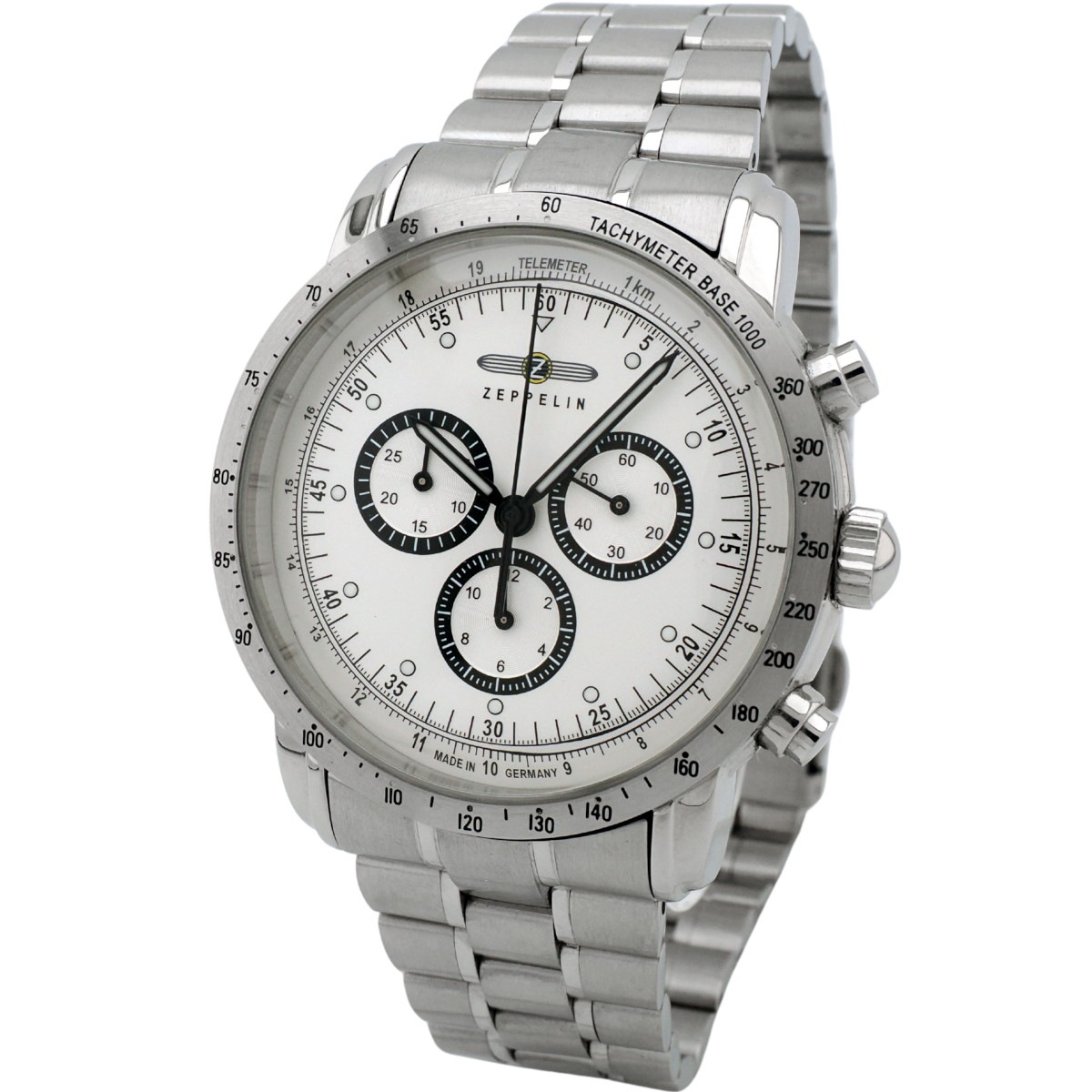 ツェッペリン 100周年記念シリーズ 日本限定 クロノグラフ 8894M-1 クオーツ USED