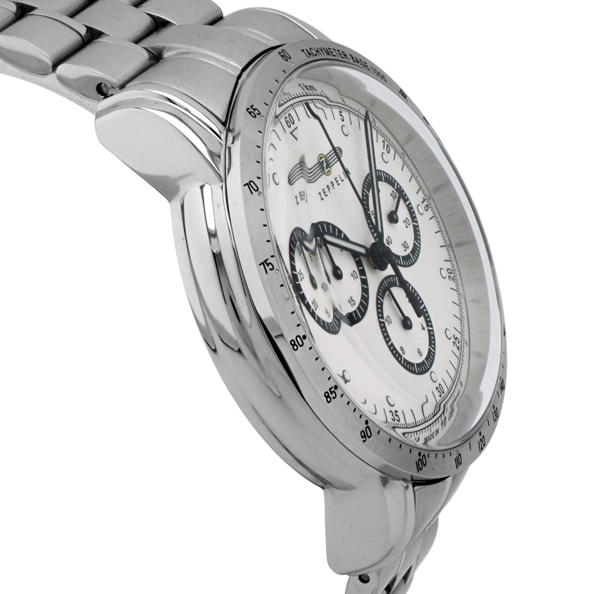 ツェッペリン 100周年記念シリーズ 日本限定 クロノグラフ 8894M-1 クオーツ USED