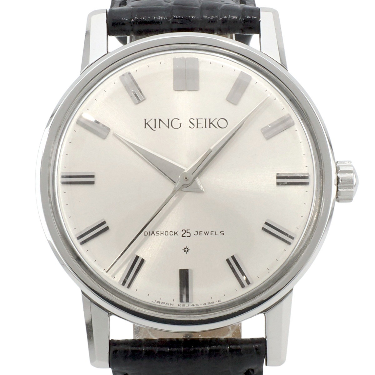 キングセイコー J14102E 1st SD文字盤 ステンレスケース 純正リューズ 手巻 OH済 1963年製