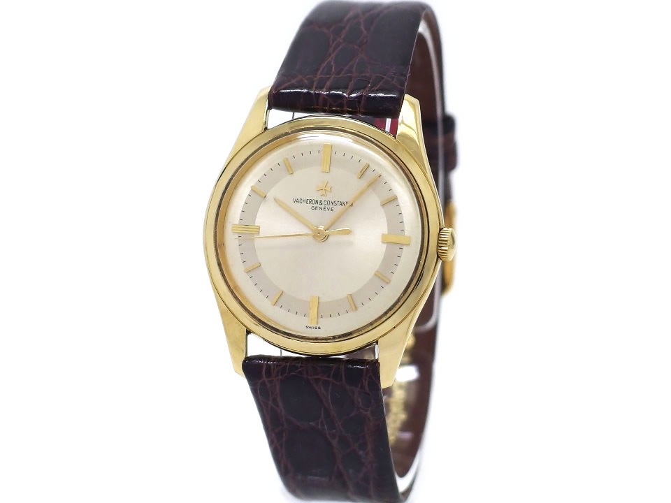 バセロンコンスタンチン Ref.6509 18KYG／金無垢ケース 33mm Cal.1002 手巻 OH済 1960年頃