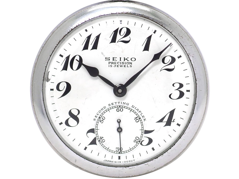 SEIKO/セイコー PRECISION/プレシジョン 鉄道時計/懐中時計 セイコー プレシジョン 懐中時計 91-0020 鉄道時計 中国支 Cal