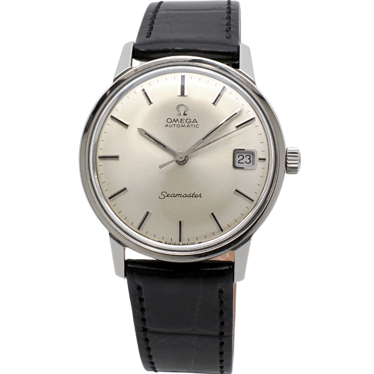 オメガ シーマスター デイト Ref.166.037 SP 純正尾錠 Cal.565 自動巻 OH済 1968年製