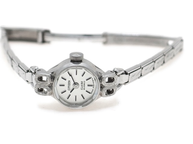 シチズン クレール 6700 4-672623 レディス 23石手巻 OH済 昭和47年製