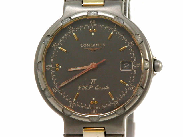 ロンジン コンクエスト チタニューム クオーツ 1990年代 USED Longines