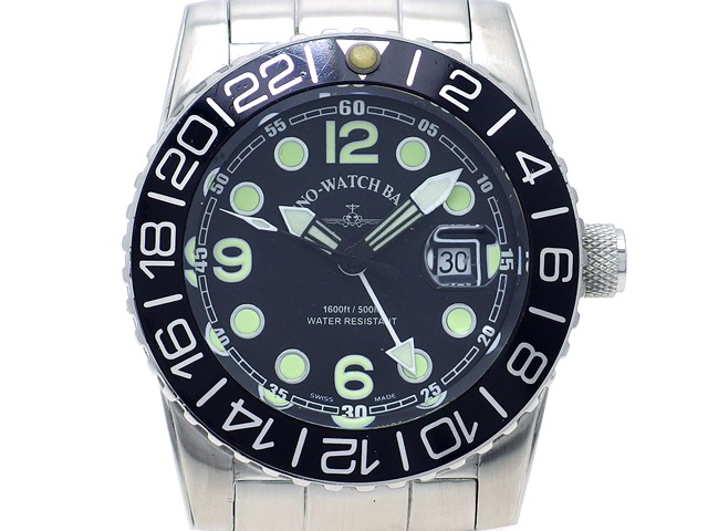 ゼノ 6349Q-BK-MT 500M クオーツ USED ZENO Watch