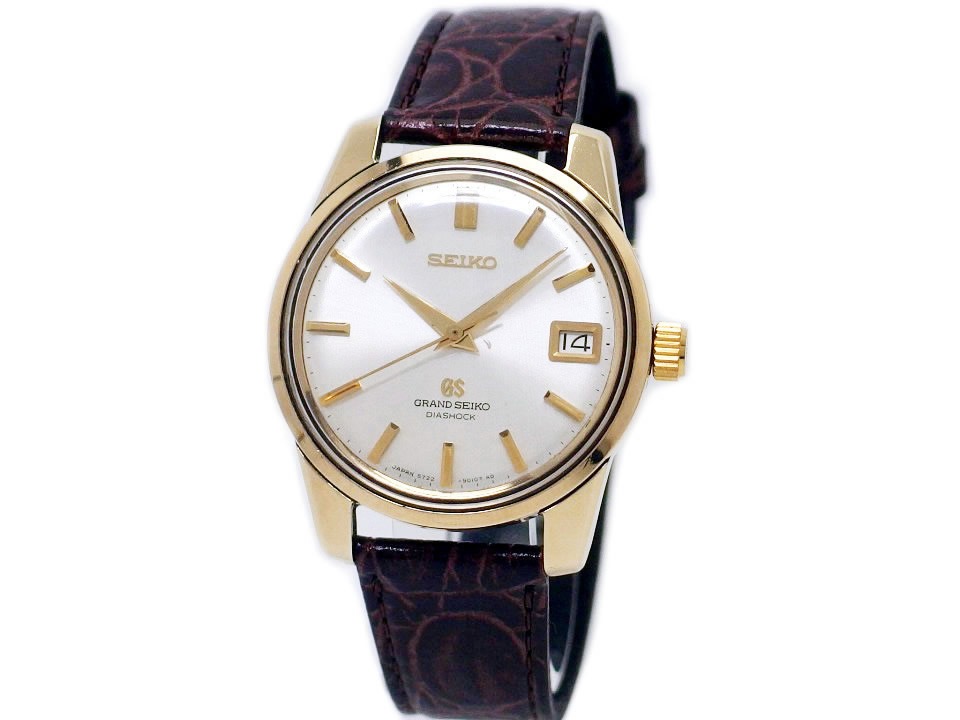 haru SEIKO】セイコー グランドセイコー セカンド Cap Gold 5722-9011 手