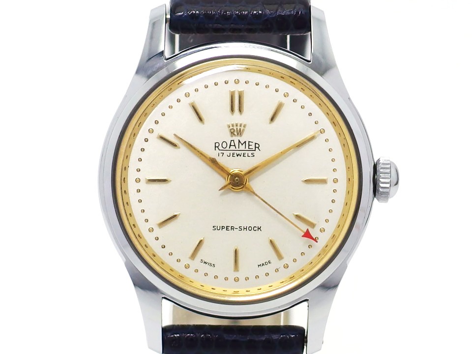 ローマー 215999 180459 スイス製 17石手巻 OH済 1960年代
