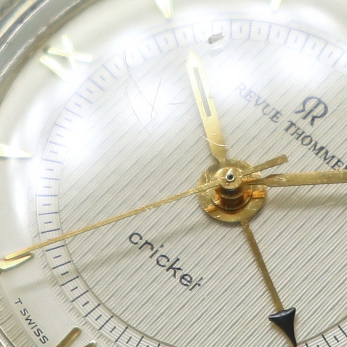 レビュートーメン クリケット 8050001 シルバー925 アラーム 手巻 OH済 1995年頃 USED