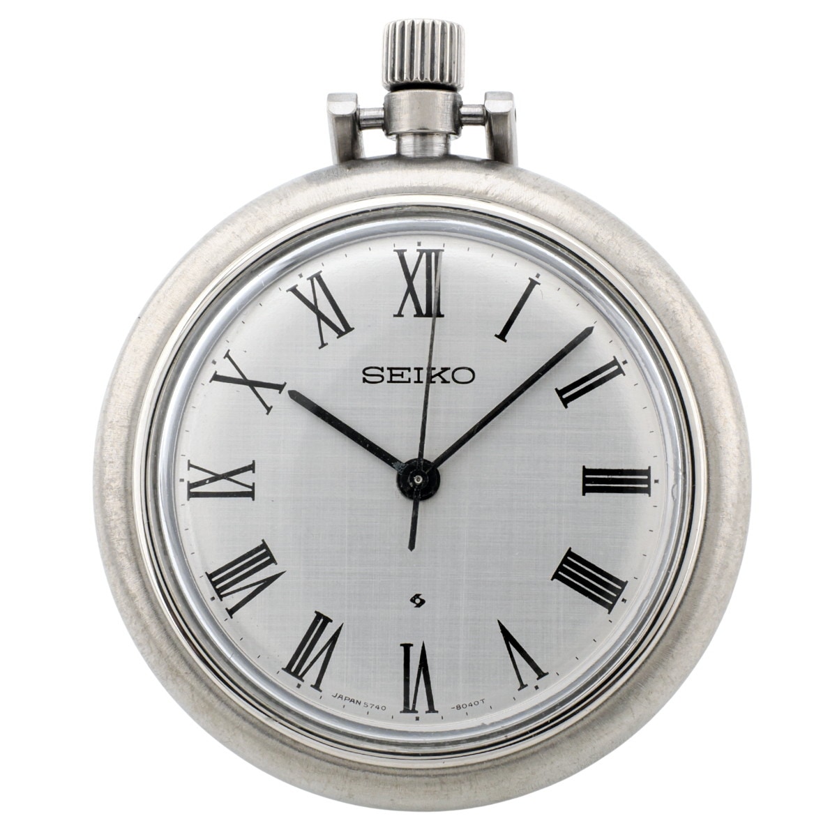 セイコー 懐中時計 シルバー885 5740-8010 10振動 ロードマーベルCal.5740C 手巻 OH済 昭和45年/1970年製