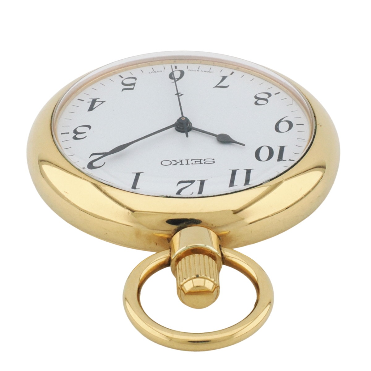 セイコー 懐中時計 5740-0080 金メッキ 10振動 ロードマーベルCal.5740C 手巻 OH済 1977年製（昭和52年）