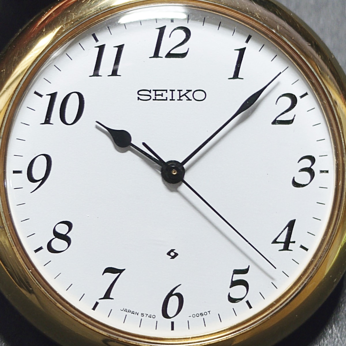 セイコー 懐中時計 5740-0080 金メッキ 10振動 ロードマーベルCal.5740C 手巻 OH済 1977年製（昭和52年）